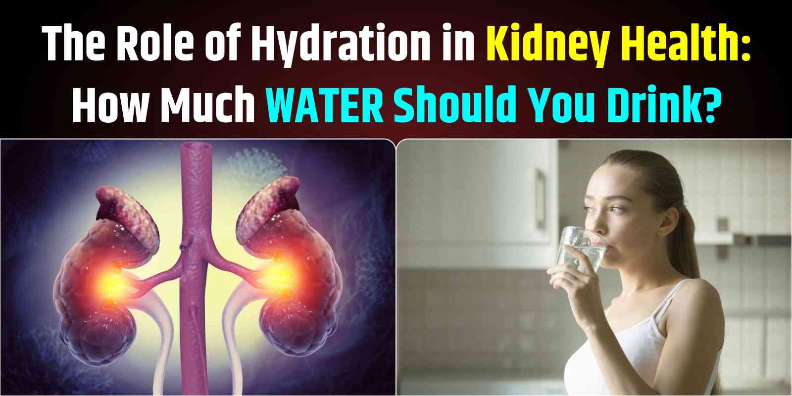 The Role of Hydration in Kidney Health: How Much Water Should You Drink?